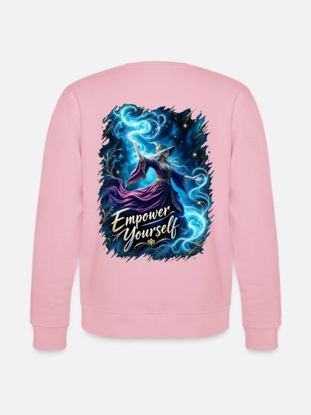 Empower Yourself – Zaubernde Kraft - Stanley/Stella Unisex Bio-Sweatshirt CHANGER  - Hellrosa