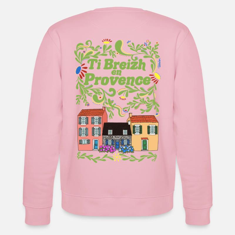 Ti Breizh in Provence - Stanley/Stella Unisex Bio-Sweatshirt CHANGER - Hellrosa