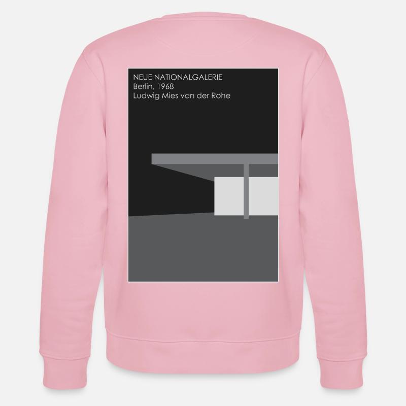Architecture moderne : Musée des beaux-arts du Canada - Sweat bio CHANGER Stanley/Stella Unisexe - rose pâle