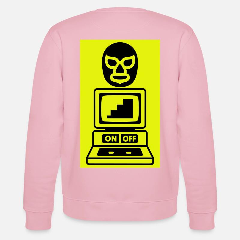 Computercult - Stanley/Stella Unisex Bio-Sweatshirt CHANGER  - Hellrosa