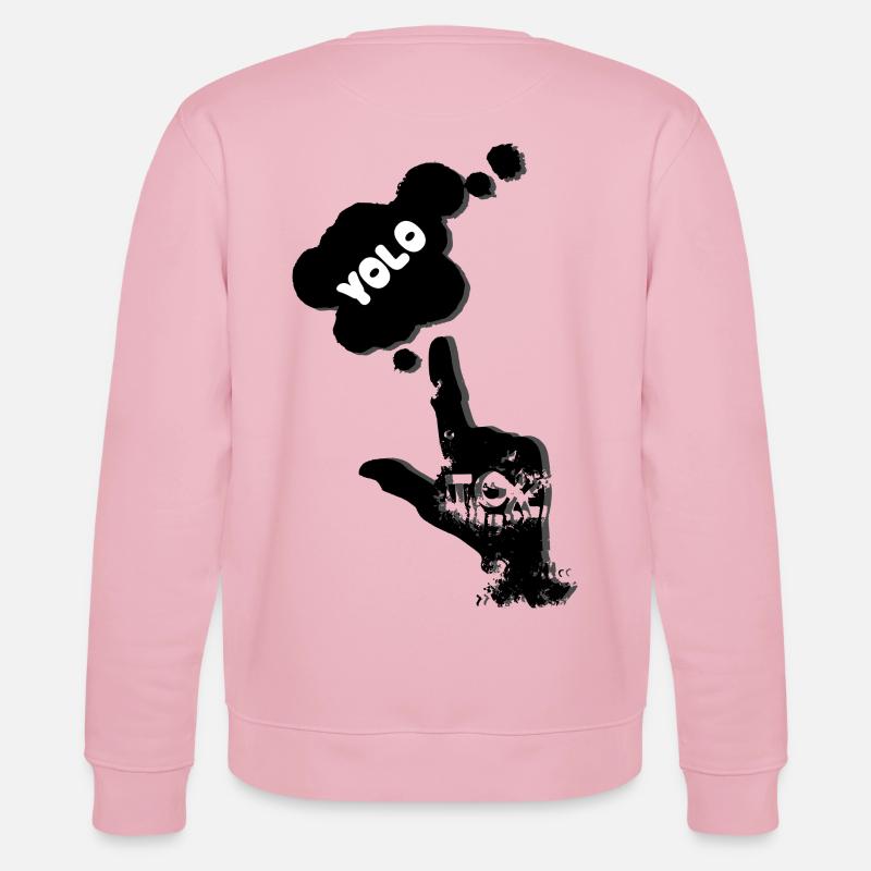 Explosive Smoke Bomb Illustration - Stanley/Stella Unisex Bio-Sweatshirt CHANGER  - Hellrosa