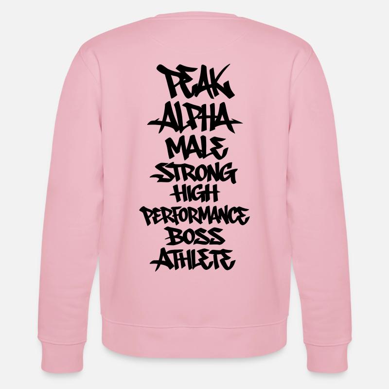 PEAK ATHLETE - Stanley/Stella Unisex Bio-Sweatshirt CHANGER  - Hellrosa