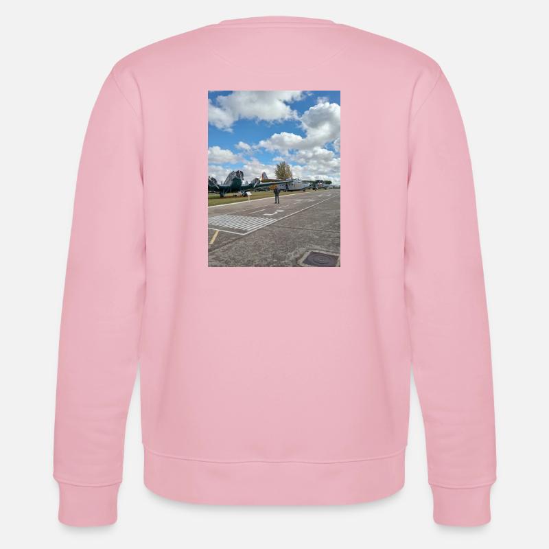 Klassische Luftfahrt auf der Bühne - Stanley/Stella Unisex Bio-Sweatshirt CHANGER  - Hellrosa