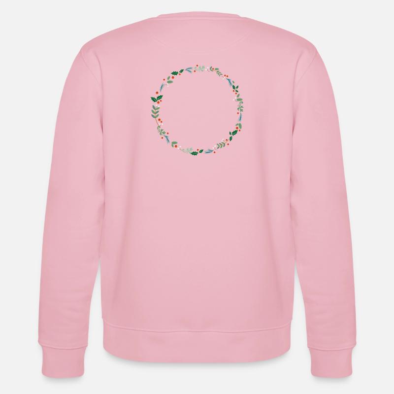 Un renne bondissant - Sweat bio CHANGER Stanley/Stella Unisexe - rose pâle
