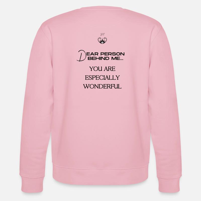 Nächstenliebe - Stanley/Stella Unisex Bio-Sweatshirt CHANGER  - Hellrosa