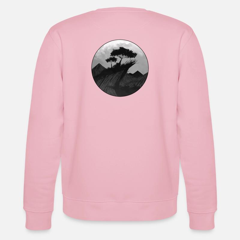 Asiatische Landschaft - Stanley/Stella Unisex Bio-Sweatshirt CHANGER  - Hellrosa