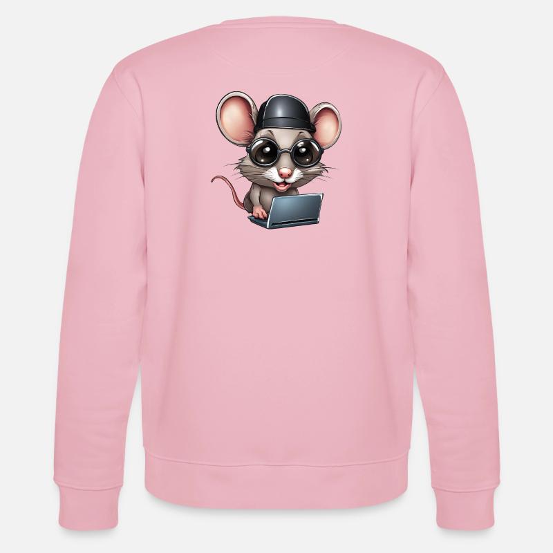 Computer, Informatikfreak, Informatiker - Stanley/Stella Unisex Bio-Sweatshirt CHANGER  - Hellrosa