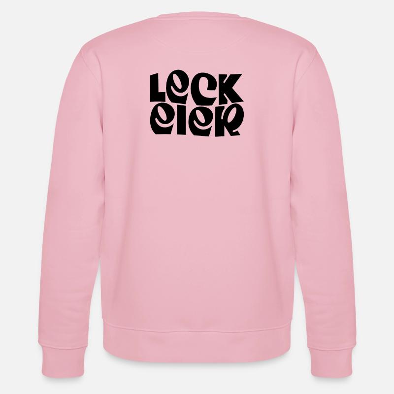 Leck-Eier - Stanley/Stella Unisex Bio-Sweatshirt CHANGER  - Hellrosa