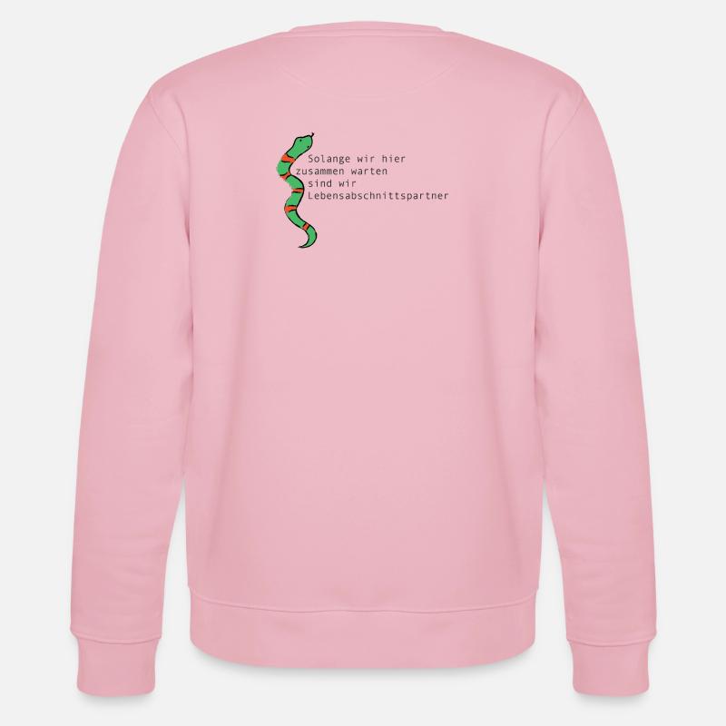 LEBENSABSCHNITTSPARTNER - Stanley/Stella Unisex Bio-Sweatshirt CHANGER  - Hellrosa