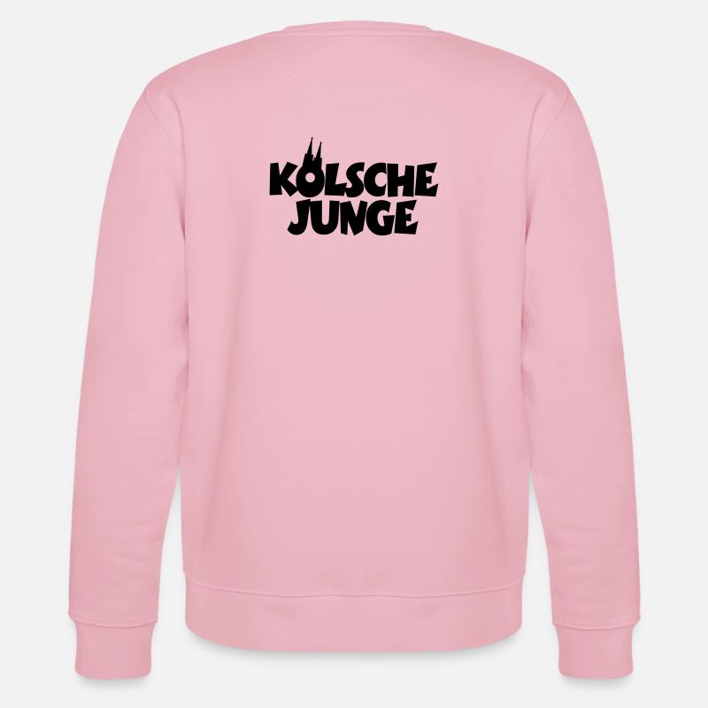 Kölsche Junge - Kölner Jungs aus Köln - Stanley/Stella Unisex Bio-Sweatshirt CHANGER  - Hellrosa