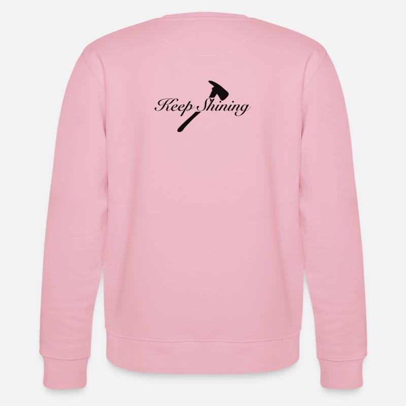 Keep Shining  - Stanley/Stella Unisex Bio-Sweatshirt CHANGER  - Hellrosa