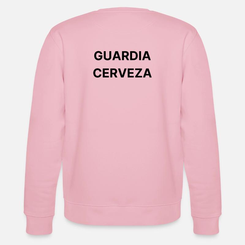 Bierpolizei. 17. Polizeirevier - Stanley/Stella Unisex Bio-Sweatshirt CHANGER  - Hellrosa