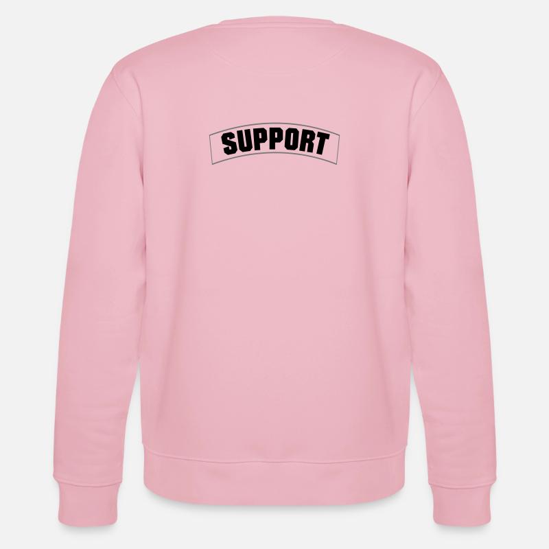 SUPPORT - Stanley/Stella Unisex Bio-Sweatshirt CHANGER - Hellrosa