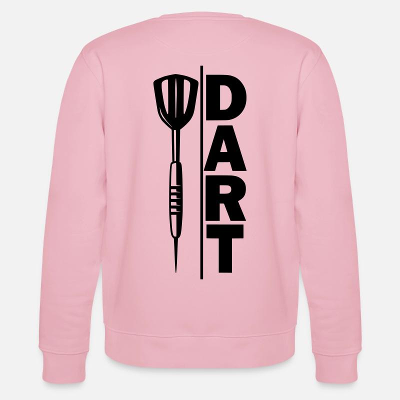 Fléchettes, fléchettes, FLÈCHE DE DASH - Sweat bio CHANGER Stanley/Stella Unisexe - rose pâle