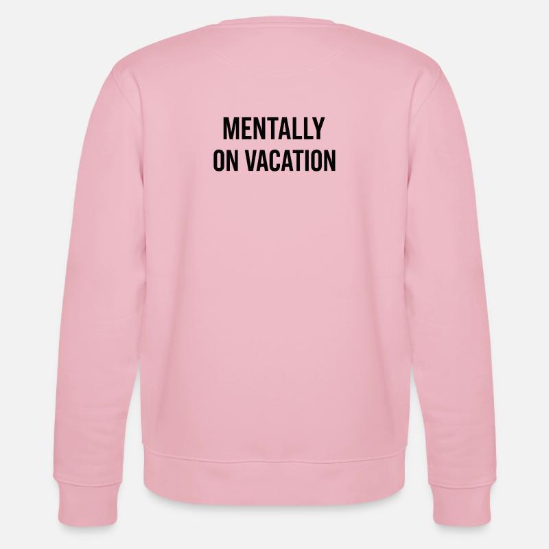 Mental am Strand - Stanley/Stella Unisex Bio-Sweatshirt CHANGER  - Hellrosa