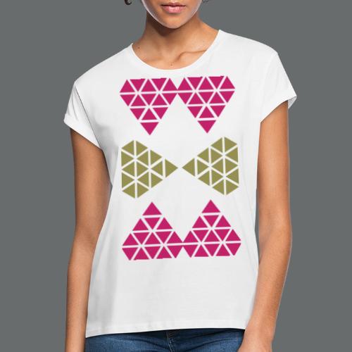 Triangles colorés - T-shirt oversize Femme