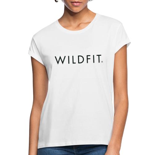 Wildfit Logo Schwarz - Frauen Oversize T-Shirt
