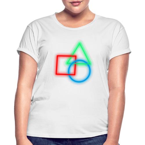 geometrie Fromen - Frauen Oversize T-Shirt