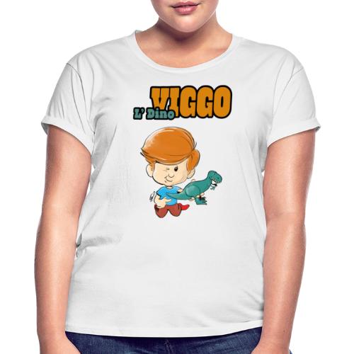 LDinoViggo Logo total - Dame oversize T-shirt