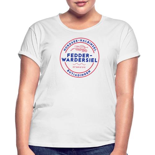 Fedderwardersiel Sommer-Edition Blau - Frauen Oversize T-Shirt