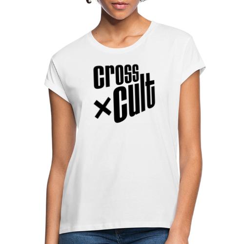 Cross Cult Logo Schwarz - Frauen Oversize T-Shirt