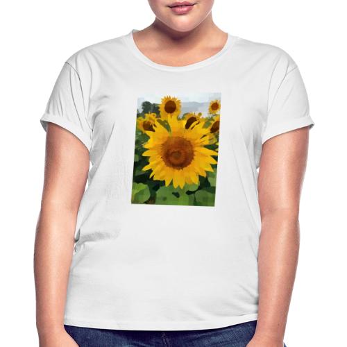Sonnenblume - Frauen Oversize T-Shirt