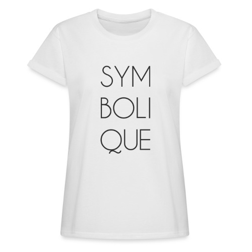 Symbolique - T-shirt oversize Femme