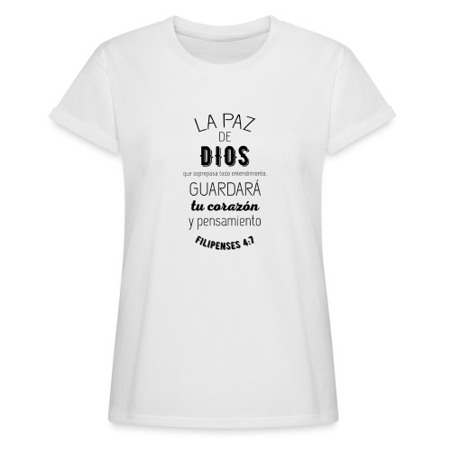PAZ - Camiseta holgada de mujer