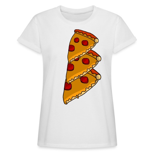 pizza - Dame oversize T-shirt