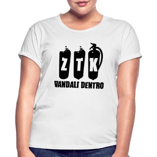 ZTK Vandali Dentro Morphing 1 - Women's Oversize T-Shirt