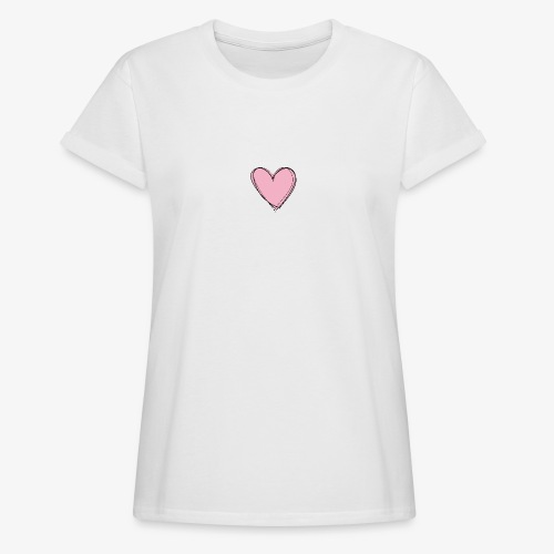 Pink Love Tee - Vrouwen oversize T-shirt