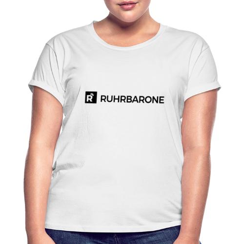 Ruhrbarone-Logo Schwarz - Frauen Oversize T-Shirt