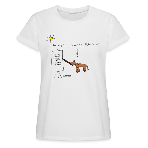 Hyänekonzept - Frauen Oversize T-Shirt