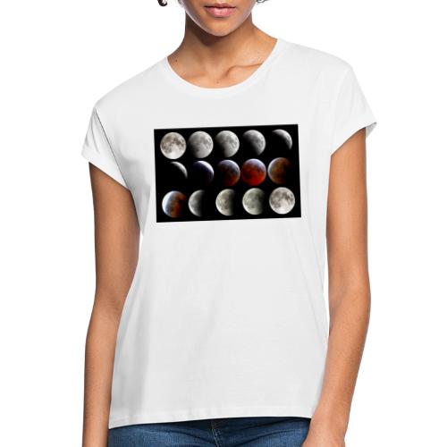 Lunar Eclipse Progression - Frauen Oversize T-Shirt