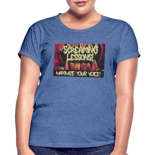 Screaming Lessons Death Metal - Frauen Oversize T-Shirt
