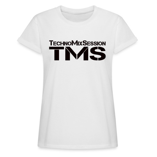 TMS-TechnoMixSession (Black) - Relaxed Fit Frauen T-Shirt