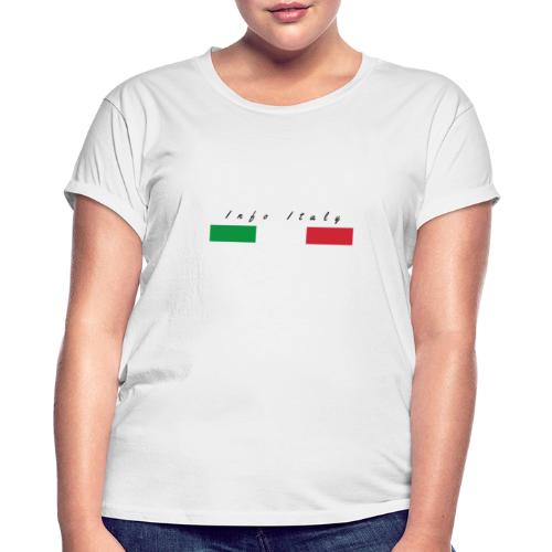 Info Italy Design - Maglietta ampia da donna