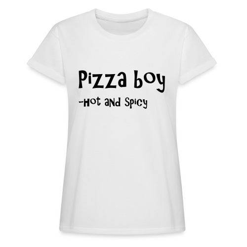Pizza boy - Relaxed fit T-skjorte for kvinner