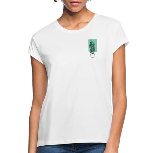 Kleiner Designer Kaktus - Frauen Oversize T-Shirt