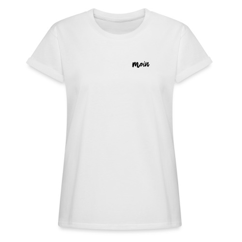 moin black - Relaxed Fit Frauen T-Shirt