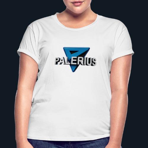 Palerius Logo and Text - Women's Oversize T-Shirt