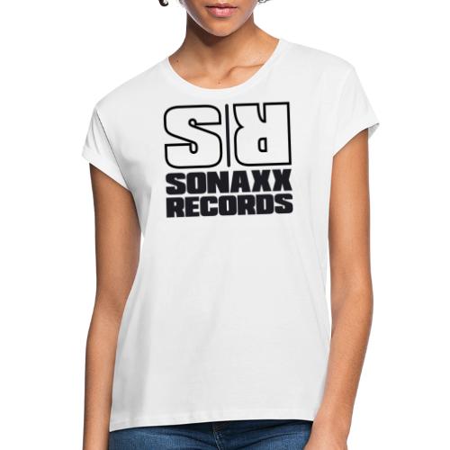 Sonaxx Records Logo black (square) - Women's Oversize T-Shirt