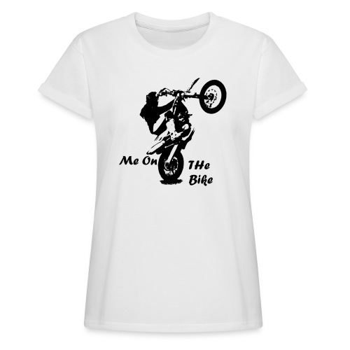 Me on the Bike - Frauen Oversize T-Shirt