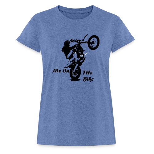 Me on the Bike - Frauen Oversize T-Shirt