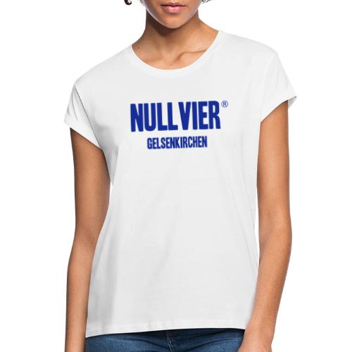 NULLVIER BLUE - Frauen Oversize T-Shirt