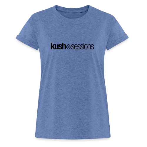 KushSessions (black logo) - Relaxed fit vrouwen T-shirt