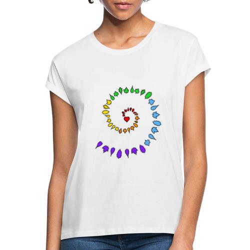 Spirale Arcobaleno - Maglietta ampia da donna