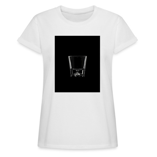 Whisky glass - Damska koszulka o luźnym kroju