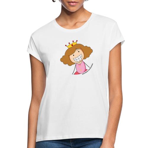 Die lachende Prinzessin mit Gutenachtgruß - Relaxed Fit Frauen T-Shirt