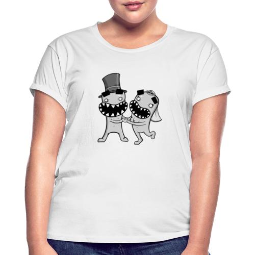 Brautpaar - Frauen Oversize T-Shirt